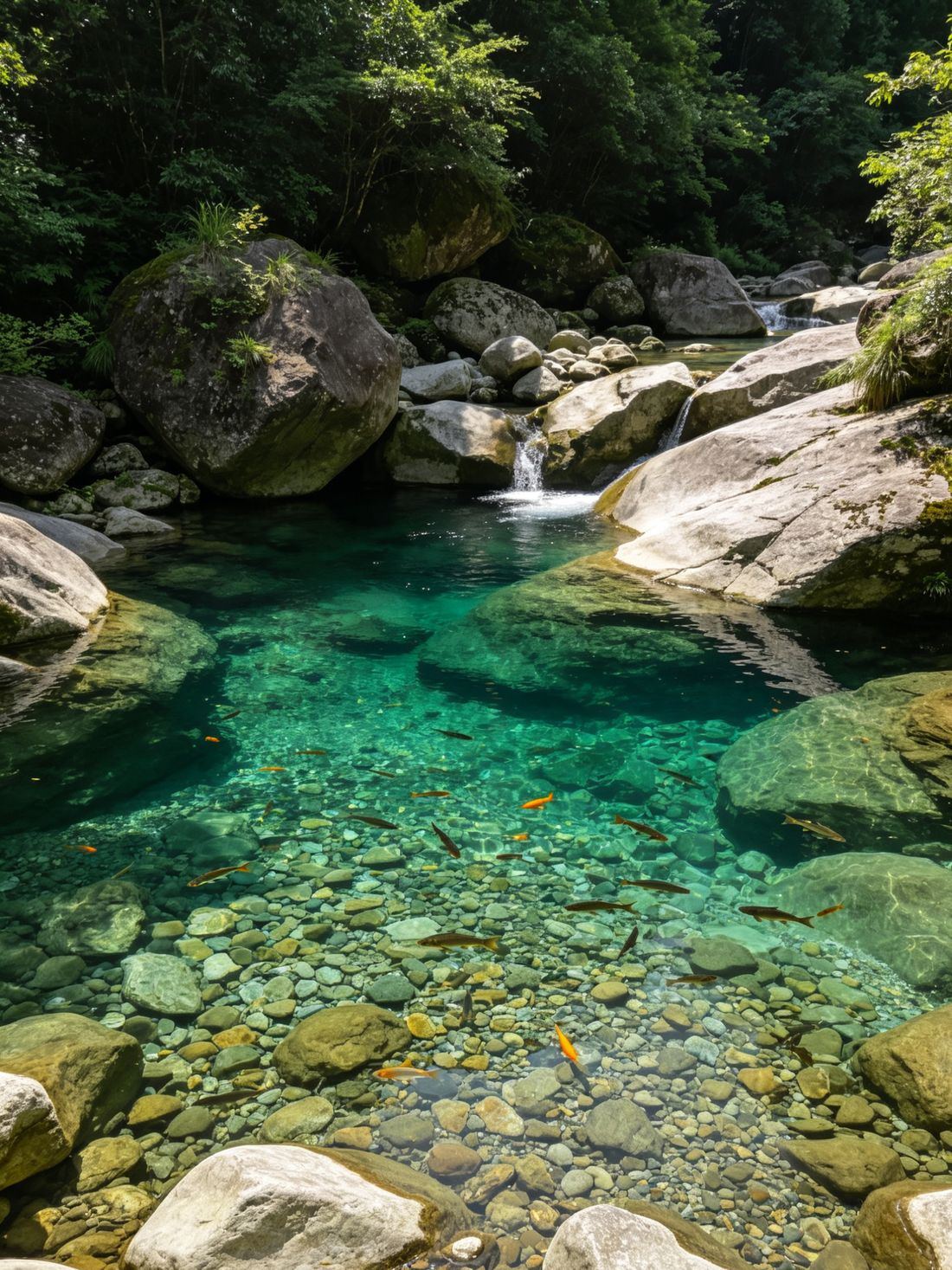 淡竹玻璃水浅滩