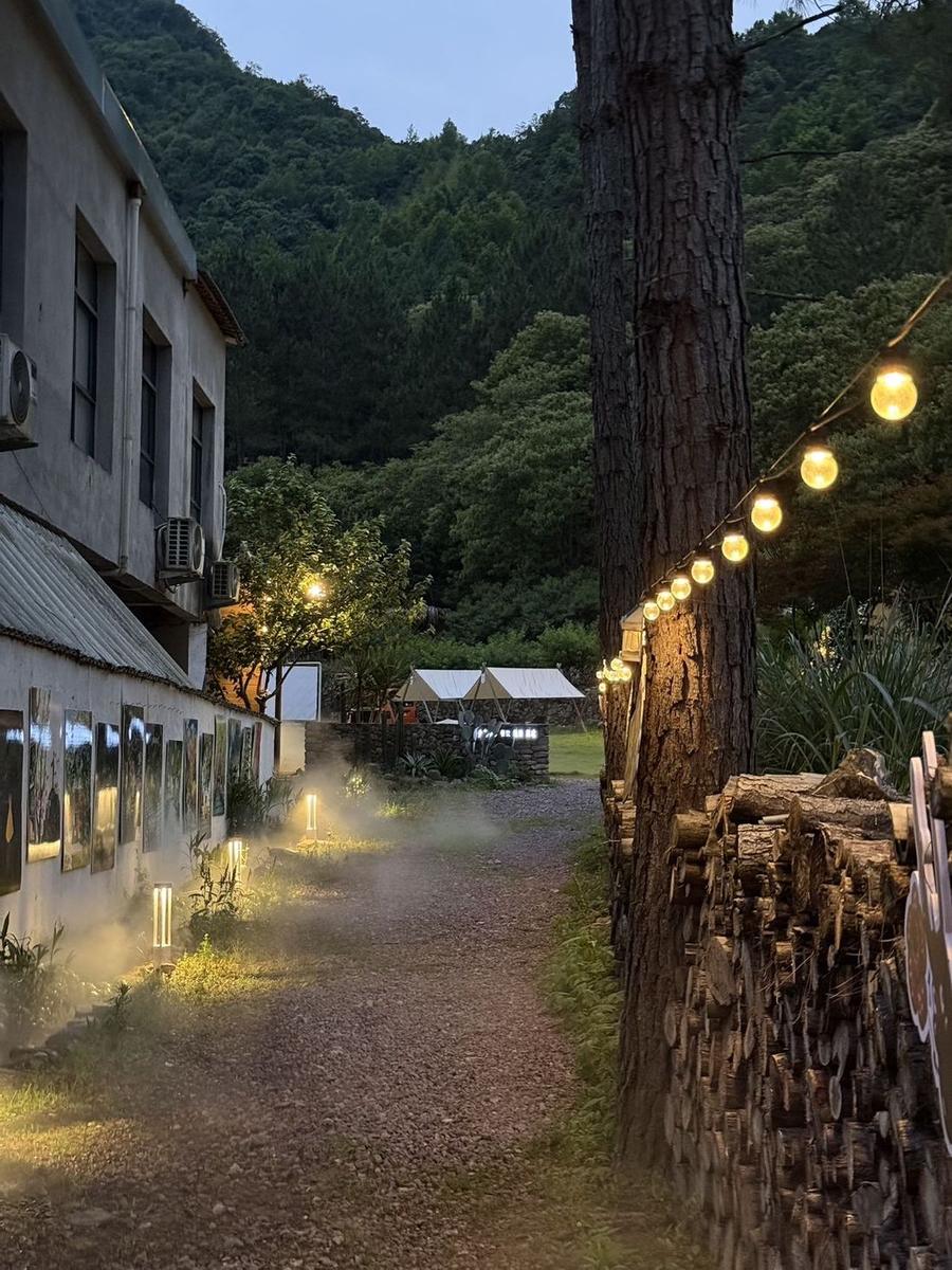 淡竹村巷夜色
